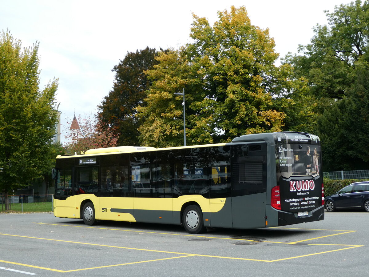 (229'441) - STI Thun - Nr. 403/BE 432'403 - Mercedes am 19. Oktober 2021 bei der Schiffl�ndte Thun