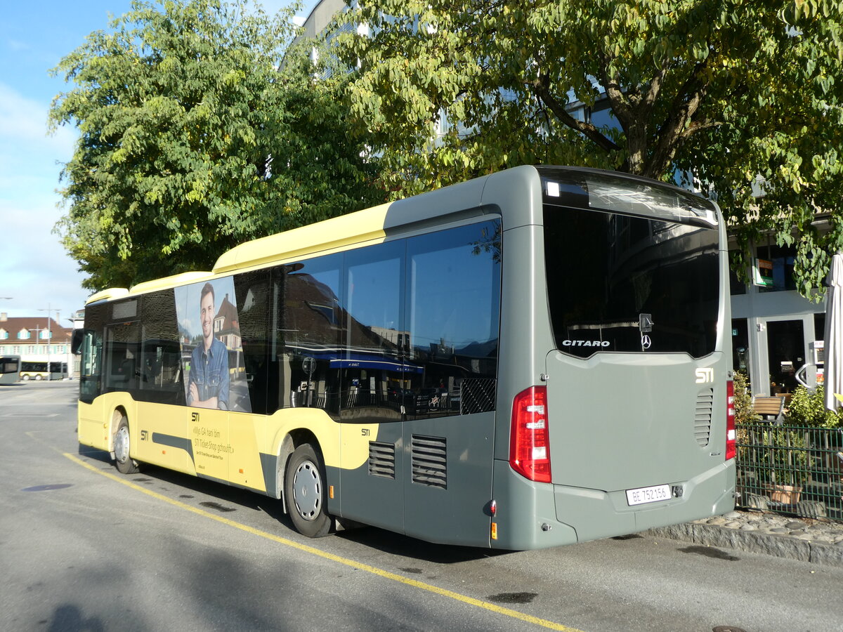(229'809) - STI Thun - Nr. 156/BE 752'156 - Mercedes am 24. Oktober 2021 bei der Schiffl�ndte Thun