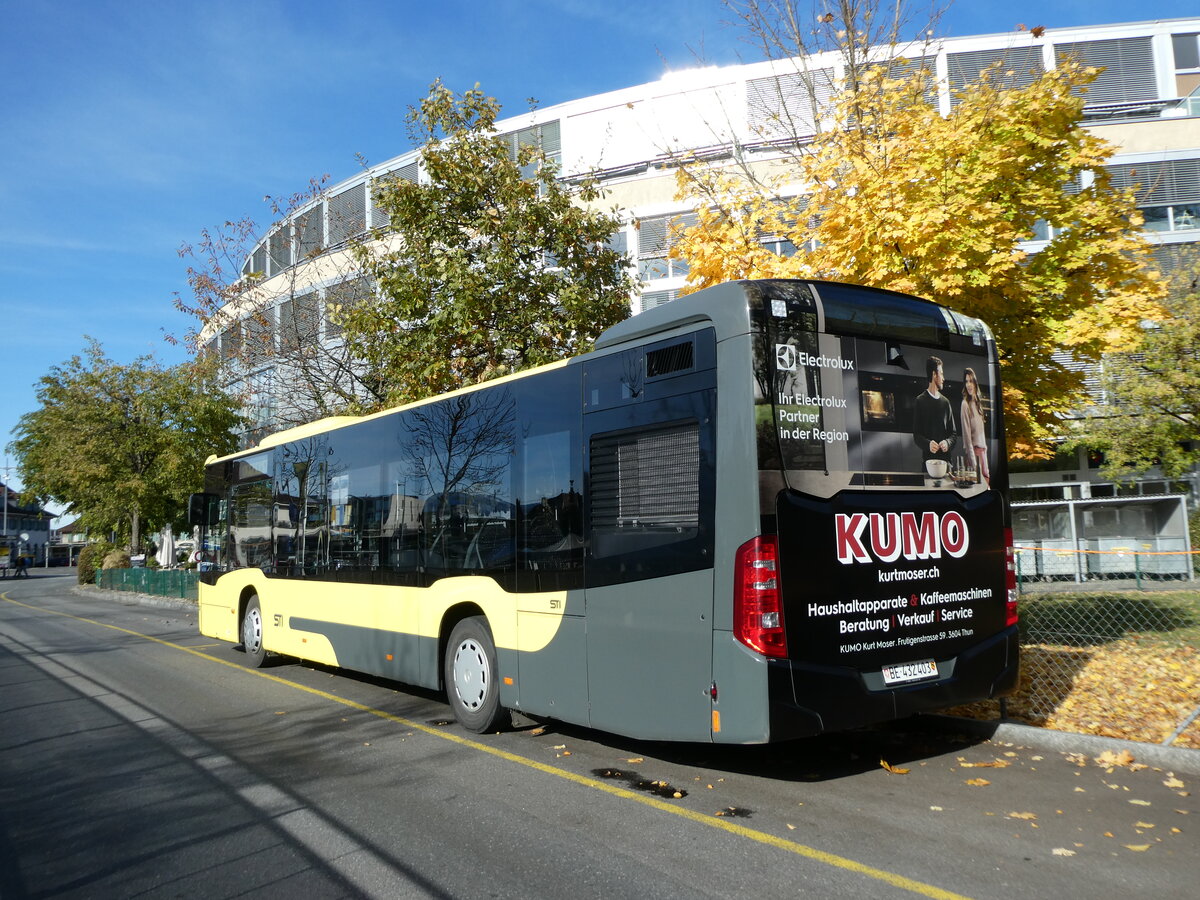 (230'074) - STI Thun - Nr. 403/BE 432'403 - Mercedes am 7. November 2021 bei der Schiffl�ndte Thun
