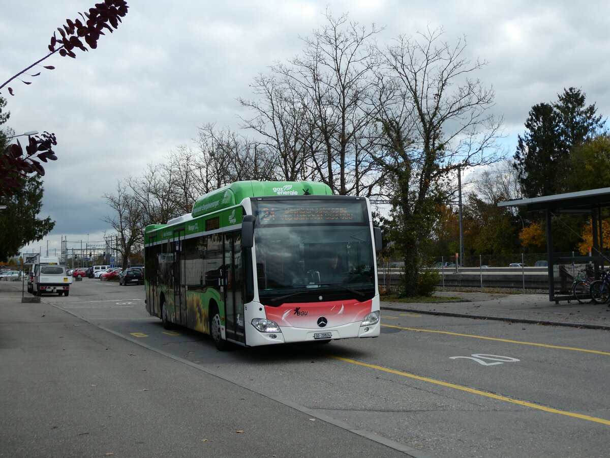 (230'156) - BGU Grenchen - Nr. 16/SO 20'824 - Mercedes am 8. November 2021 beim Bahnhof Grenchen S�d