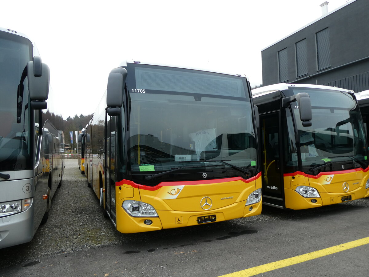 (230'803) - Geissmann, H�gglingen - PID 11'705 - Mercedes am 21. November 2021 in Winterthur, EvoBus