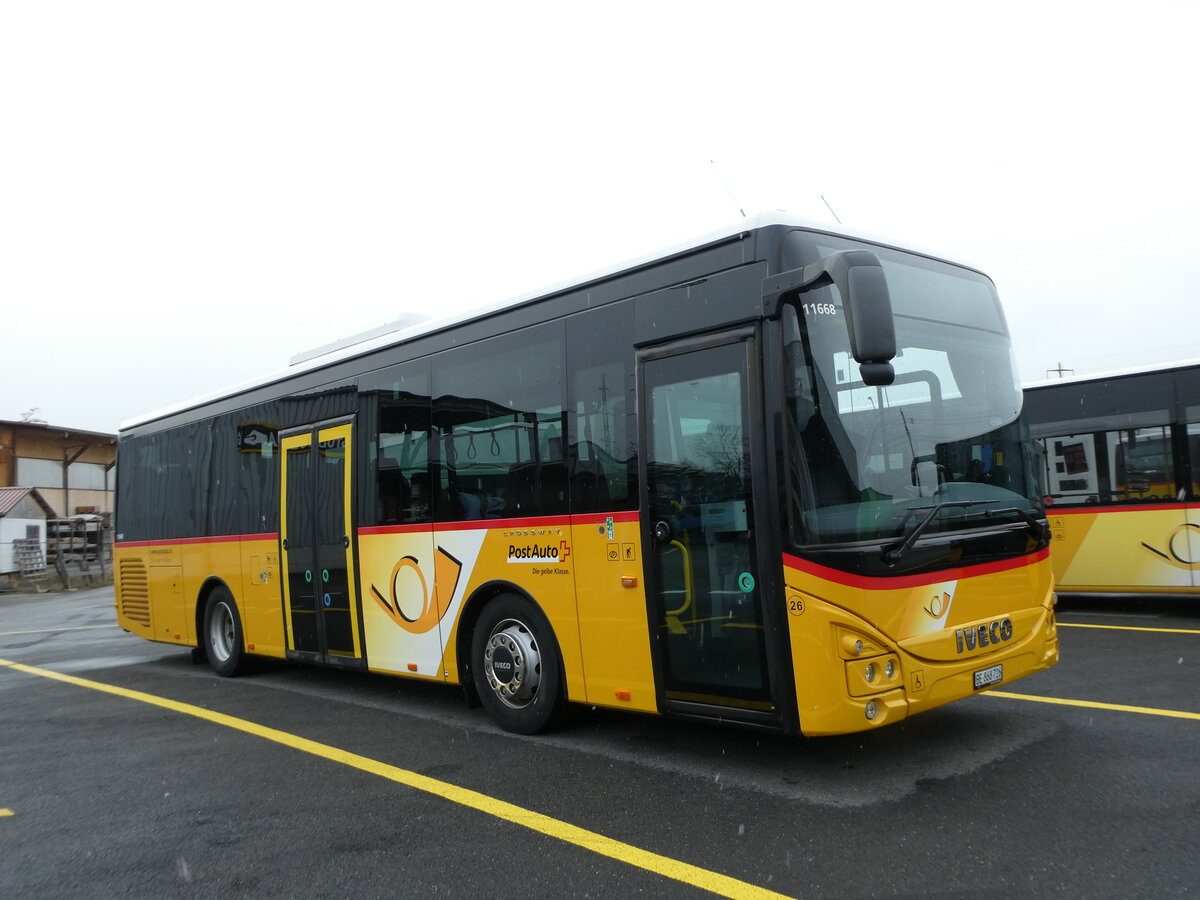 (231'029) - Fl�ck, Brienz - Nr. 26/BE 868'726 - Iveco am 28. November 2021 in Kerzers, Interbus
