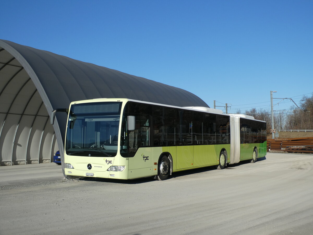 (232'328) - TPC Aigle - Nr. 304/VD 619'147 - Mercedes (ex H�rmann&S�hne, D-Hamburg) am 23. Januar 2022 in Aigle, D�p�t
