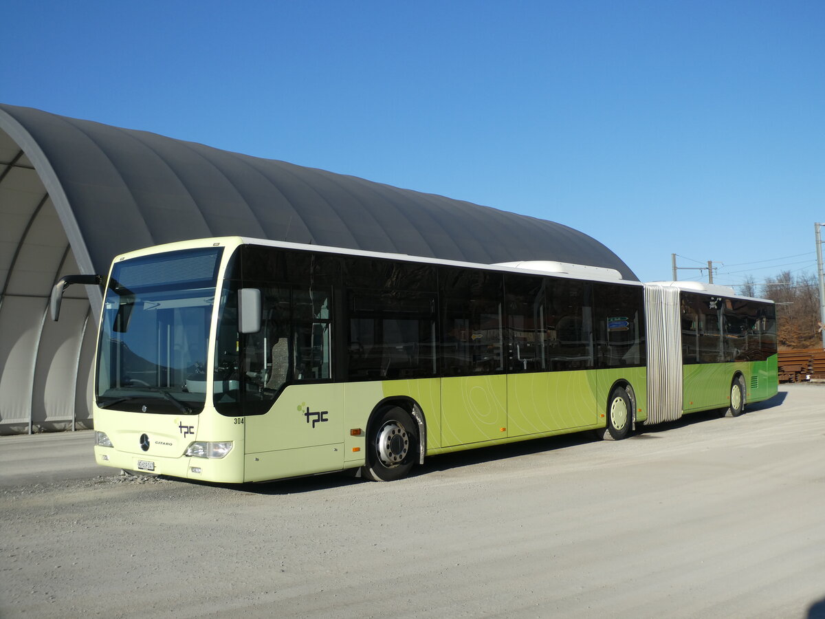 (232'329) - TPC Aigle - Nr. 304/VD 619'147 - Mercedes (ex H�rmann&S�hne, D-Hamburg) am 23. Januar 2022 in Aigle, D�p�t