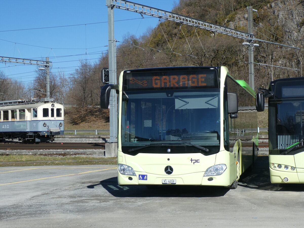 (233'168) - TPC Aigle - Nr. 22/VD 4209 - Mercedes (ex M�ller, D-Biblis) am 26. Februar 2022 in Aigle, D�p�t