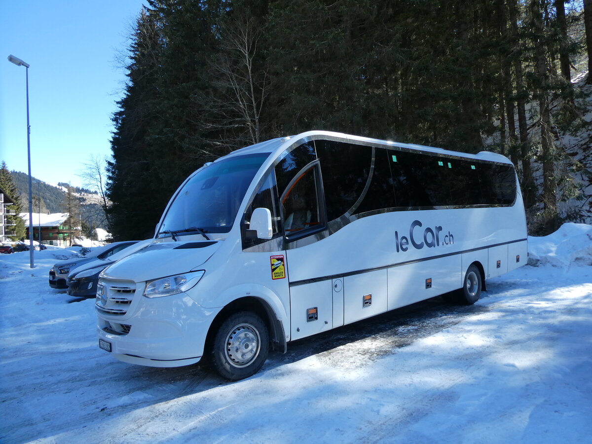 (233'171) - le Car.ch, Gen�ve - GE 963'382 - Mercedes am 26. Februar 2022 in Morgins
