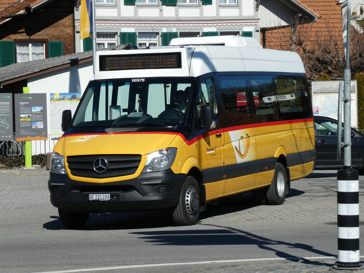 (233'335) - L�thi, Hinterfultigen - BE 221'299 - Mercedes am 28. Februar 2022 in Riggisberg, Post