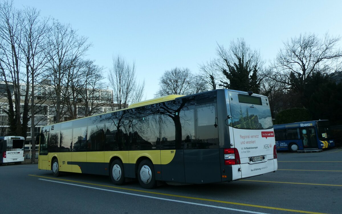 (233'363) - STI Thun - Nr. 603/BE 634'603 - MAN am 5. M�rz 2022 bei der Schiffl�ndte Thun