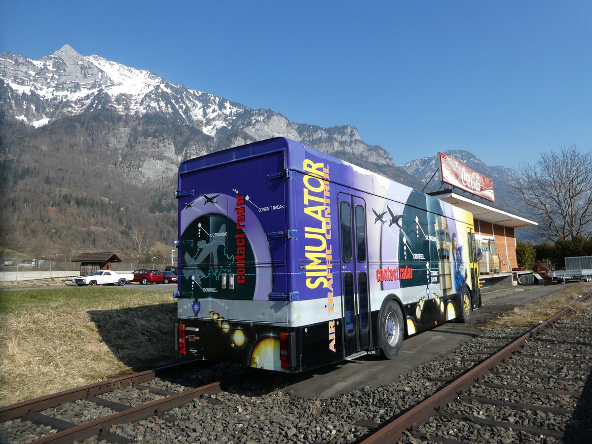 (233'573) - ??? - Saurer am 8. M�rz 2022 in Walenstadt, Sarganserstrasse (Chassis-Nr. 50'438)