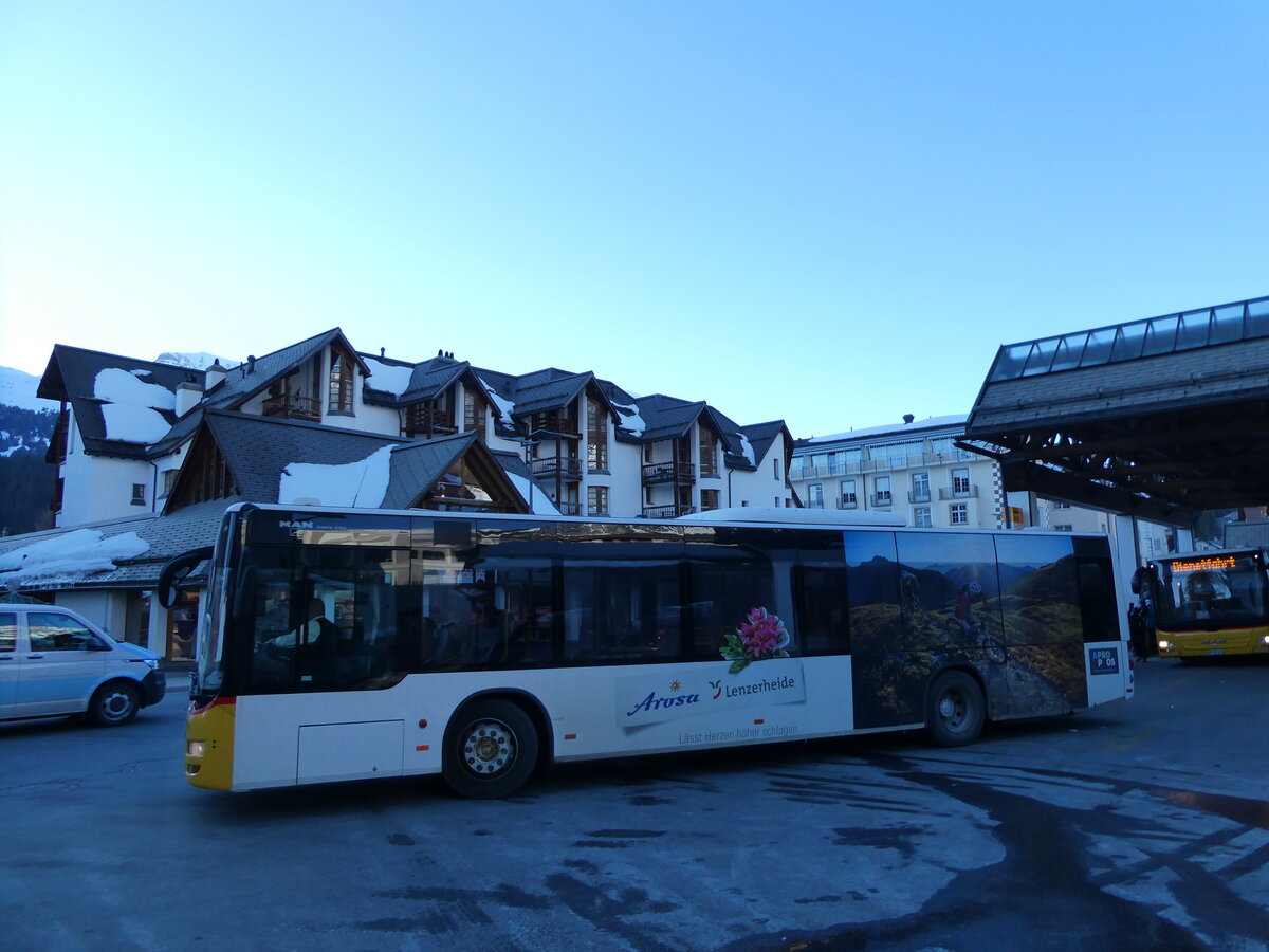 (233'627) - Bossi&Hemmi, Tiefencastel - GR 102'381 - MAN am 9. M�rz 2022 in Lenzerheide, Post