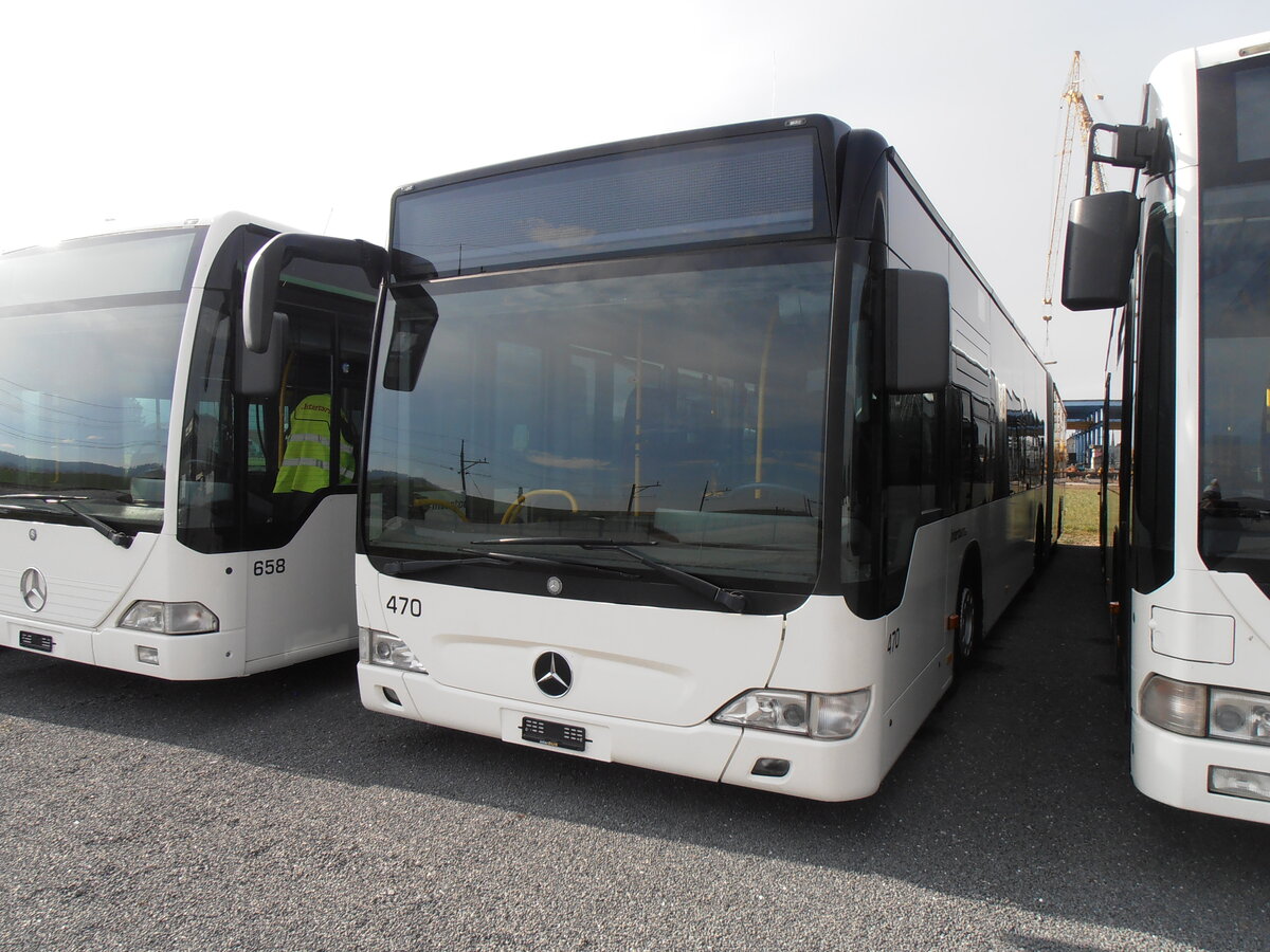 (233'886) - Intertours, Domdidier - Nr. 470 - Mercedes (ex Nr. 207; ex Zeretzke, D-Castrop-Rauxel Nr. 43) am 13. M�rz 2022 in Domdidier, Garage