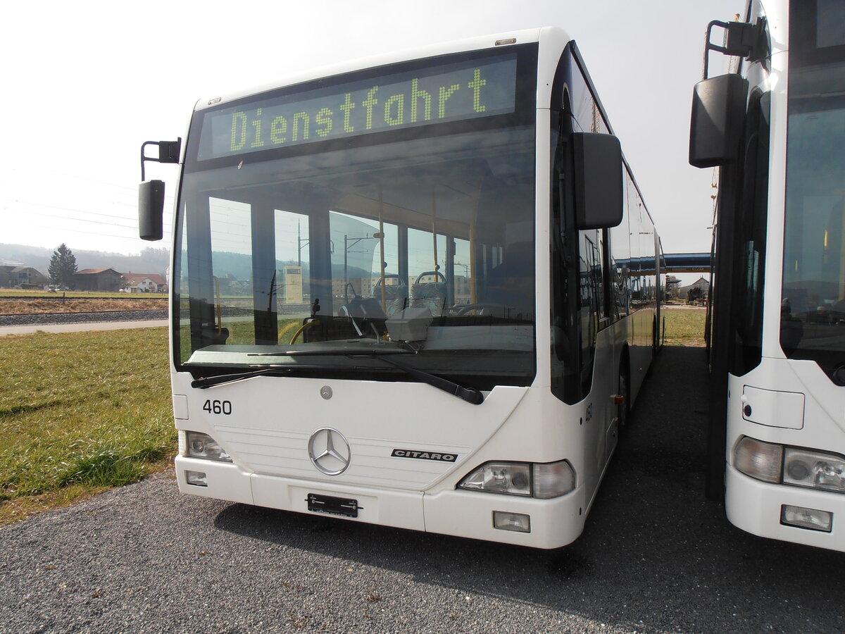 (233'888) - Intertours, Domdidier - Nr. 460 - Mercedes (ex Nr. 204; ex Nr. 1; ex ARAG Ruswil; ex Schneider, Ermenswil Nr. 7) am 13. M�rz 2022 in Domdidier, Garage
