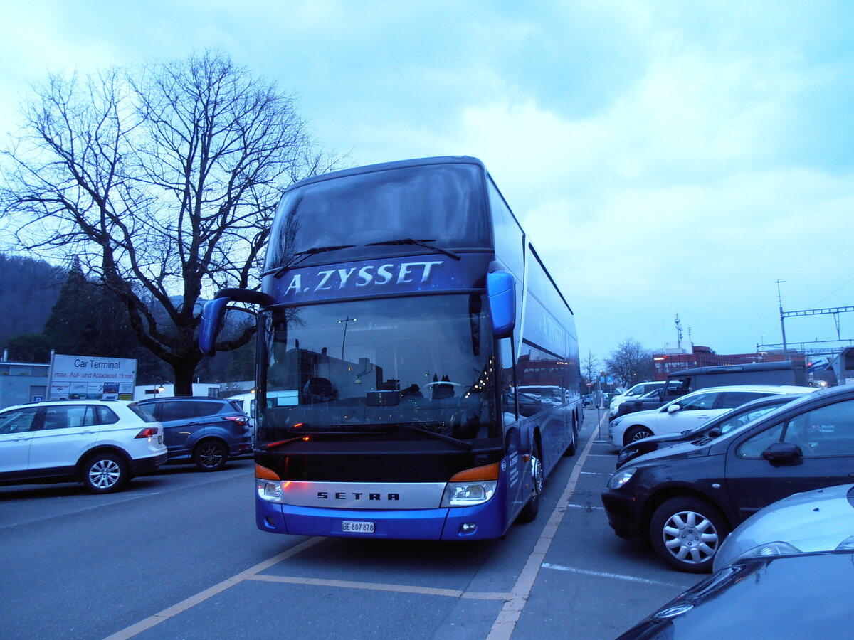 (233'970) - Zysset, Kirchdorf - Nr. 66/BE 807'878 - Setra am 17. M�rz 2022 in Thun, CarTerminal