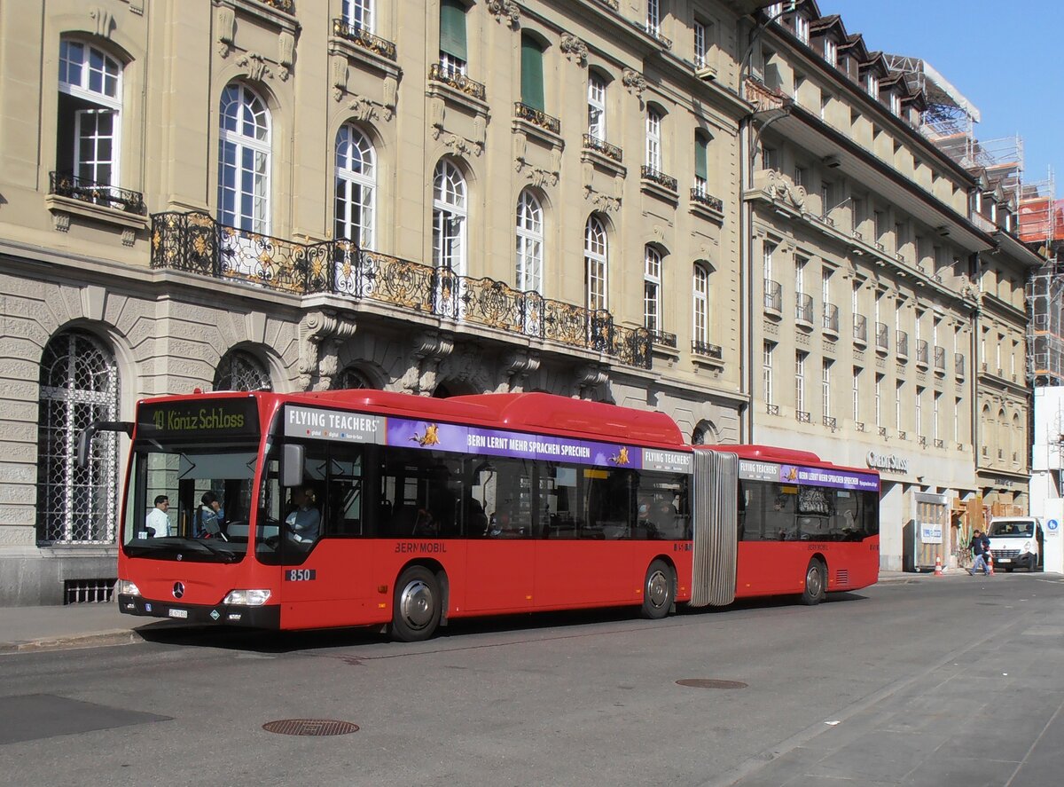 (234'142) - Bernmobil, Bern - Nr. 850/BE 671'850 - Mercedes am 28. M�rz 2022 in Bern, Bundesplatz