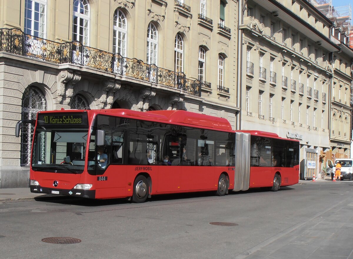 (234'146) - Bernmobil, Bern - Nr. 844/BE 671'844 - Mercedes am 28. M�rz 2022 in Bern, Bundesplatz