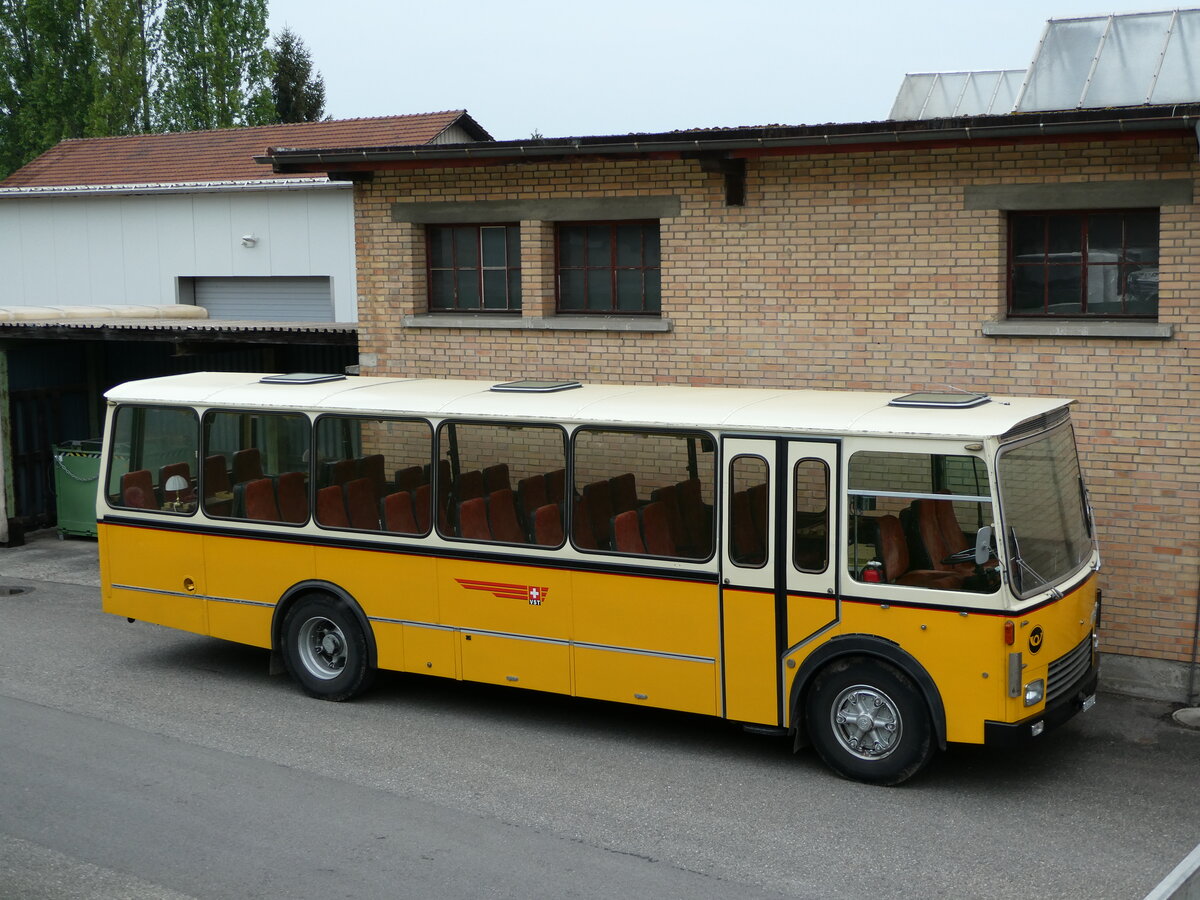 (235'269) - Wittig, N�rensdorf - ZH 205'322 - FBW/FHS (ex Tiemann, Oetwil Nr. 6; ex B�tra, Birr Nr. 28; ex Autocca, Visp; ex P 24'186) am 7. Mai 2022 in Attikon, Wegm�ller