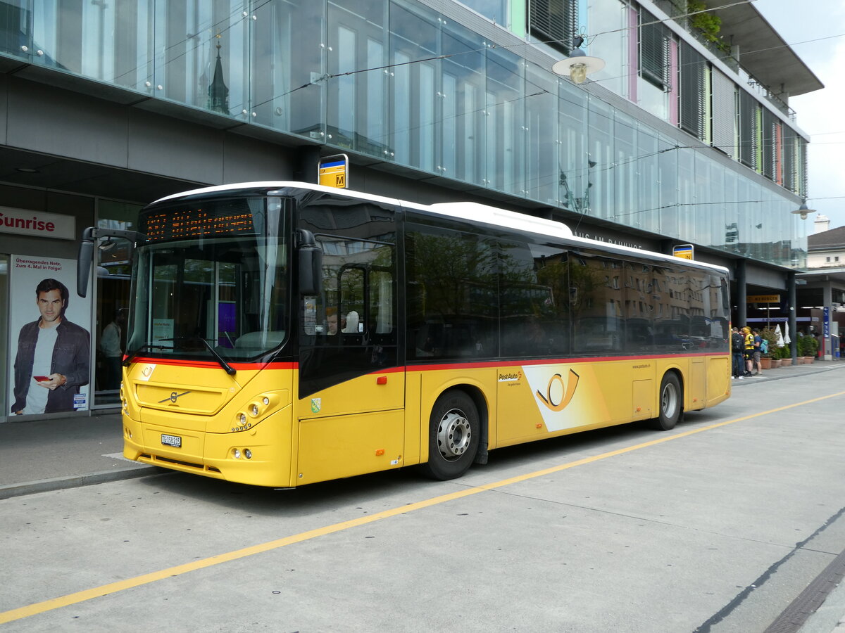 (235'416) - PostAuto Ostschweiz - TG 158'215 - Volvo (ex PostAuto Graub�nden) am 7. Mai 2022 beim Bahnhof Frauenfeld