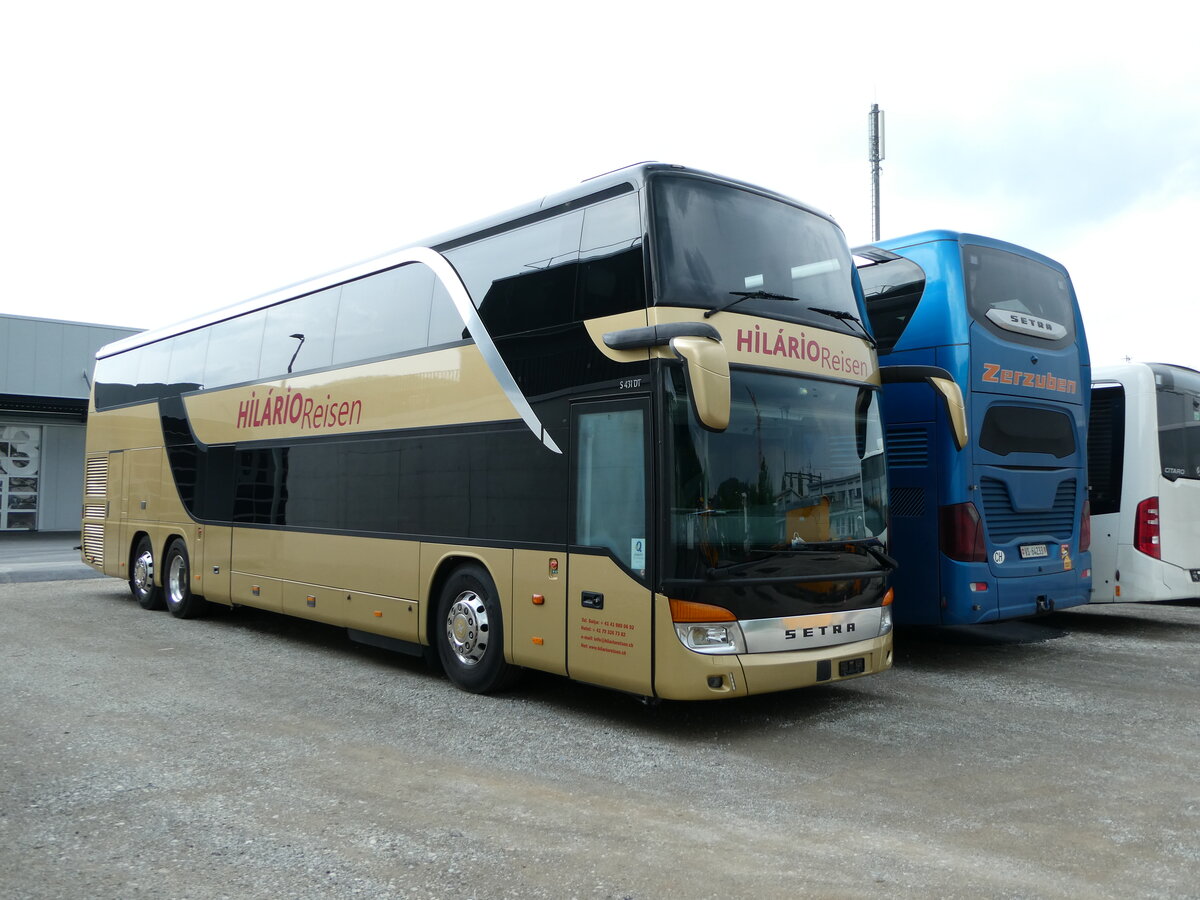(235'423) - Hil�rio, Sch�tz - Setra am 7. Mai 2022 in Winterthur, EvoBus