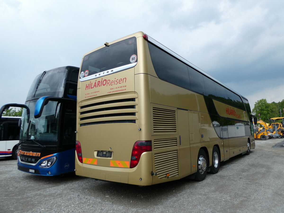 (235'424) - Hil�rio, Sch�tz - Setra am 7. Mai 2022 in Winterthur, EvoBus