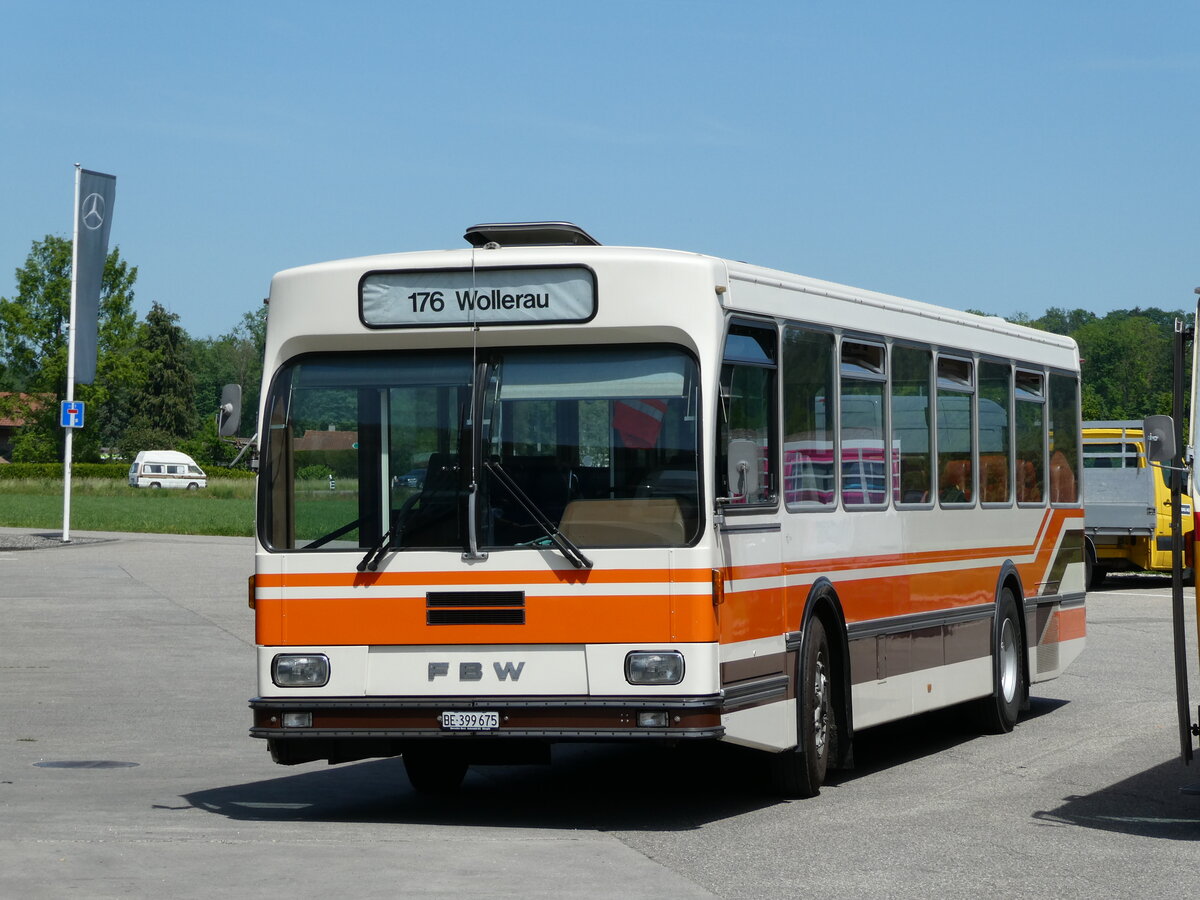 (235'672) - Wegm�ller, M�nsingen - BE 399'675 - FBW/R&J (ex Bamert, Wollerau) am 15. Mai 2022 in Lyssach, Lorenz