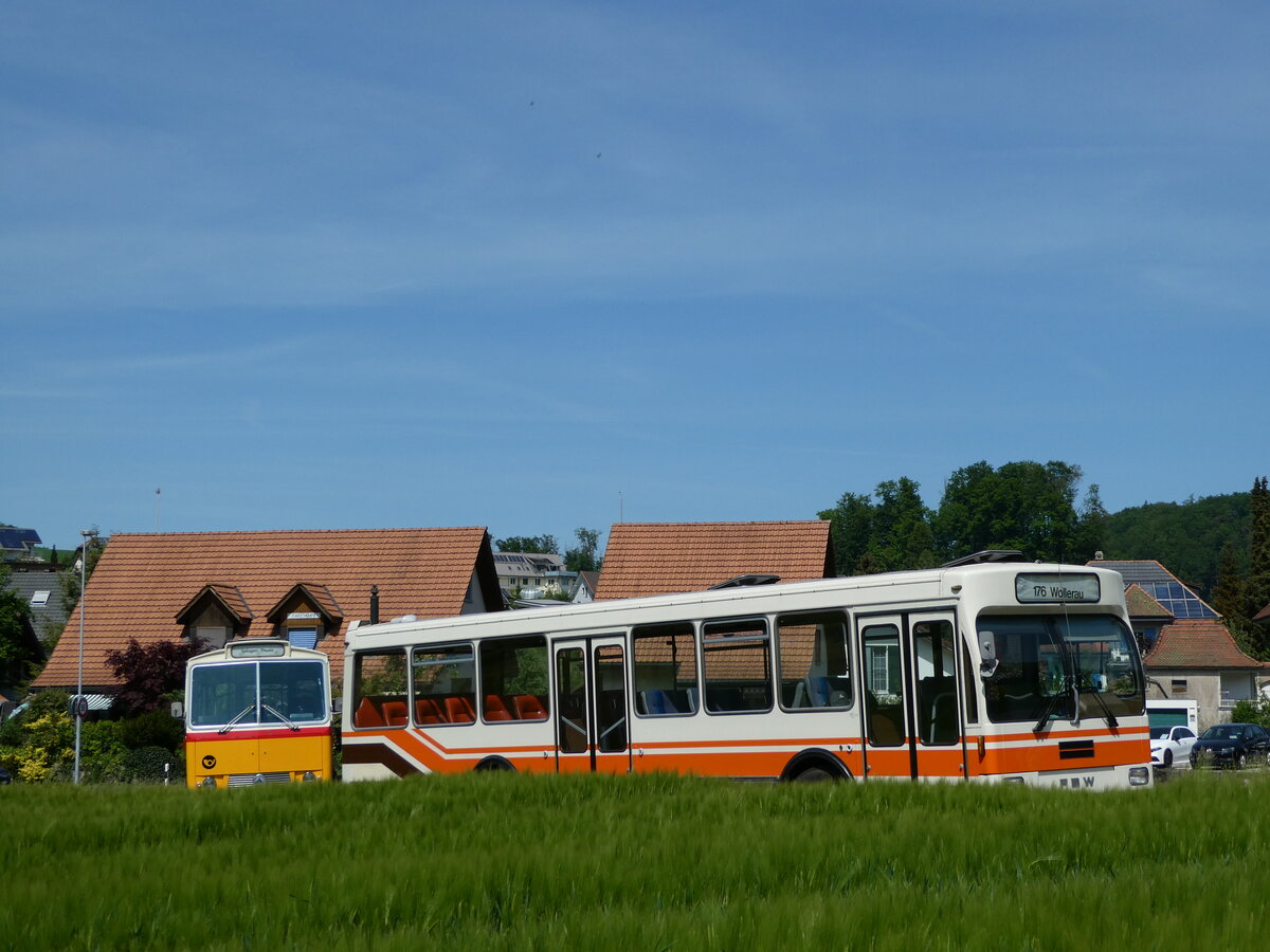 (235'691) - Wegm�ller, M�nsingen - BE 399'675 - FBW/R&J (ex Bamert, Wollerau) am 15. Mai 2022 in Wynigen, Landi
