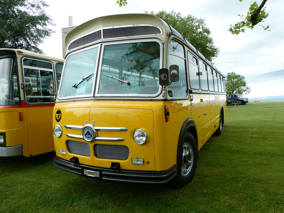 (235'792) - Oldtimer Club Saurer, Arbon - Saurer/Saurer (ex Ryffel, Z�rich; ex M+79'550; ex P 24'136; ex P 21'736) am 21. Mai 2022 in Arbon, Arbon Classics