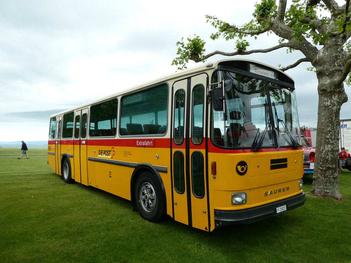 (235'793) - Gautschi, Suhr -  P 25'822  - Saurer/T�scher (ex L�tscher, Neuheim Nr. 200; ex Cartek, Regensdorf; ex P 25'822) am 21. Mai 2022 in Arbon, Arbon Classics