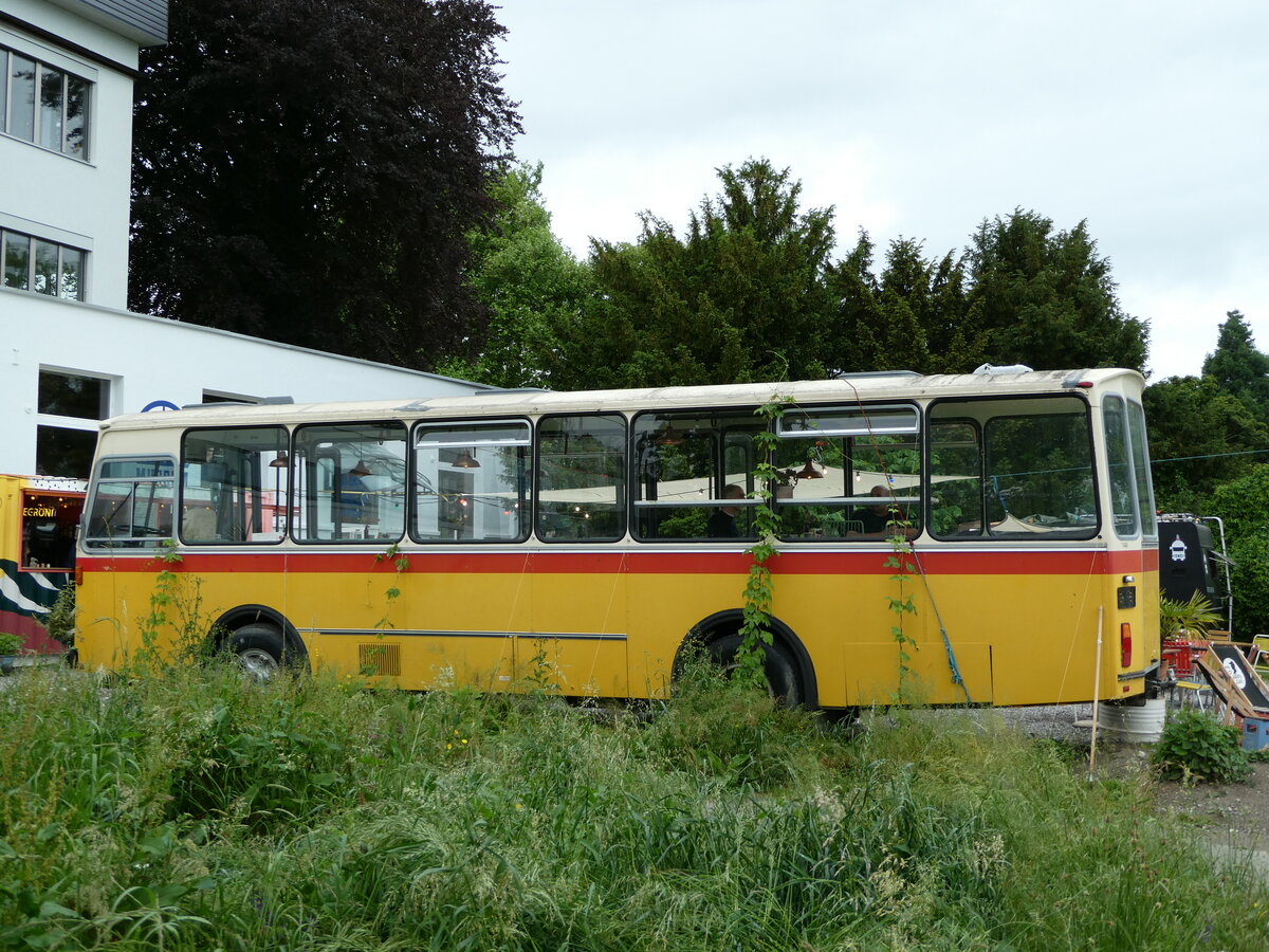 (235'848) - Oldtimer Club Saurer, Arbon - Saurer/T�scher-R&J (ex Heim, Flums; ex P 25'208; ex P 24'662) am 21. Mai 2022 in Arbon, Saurermuseum