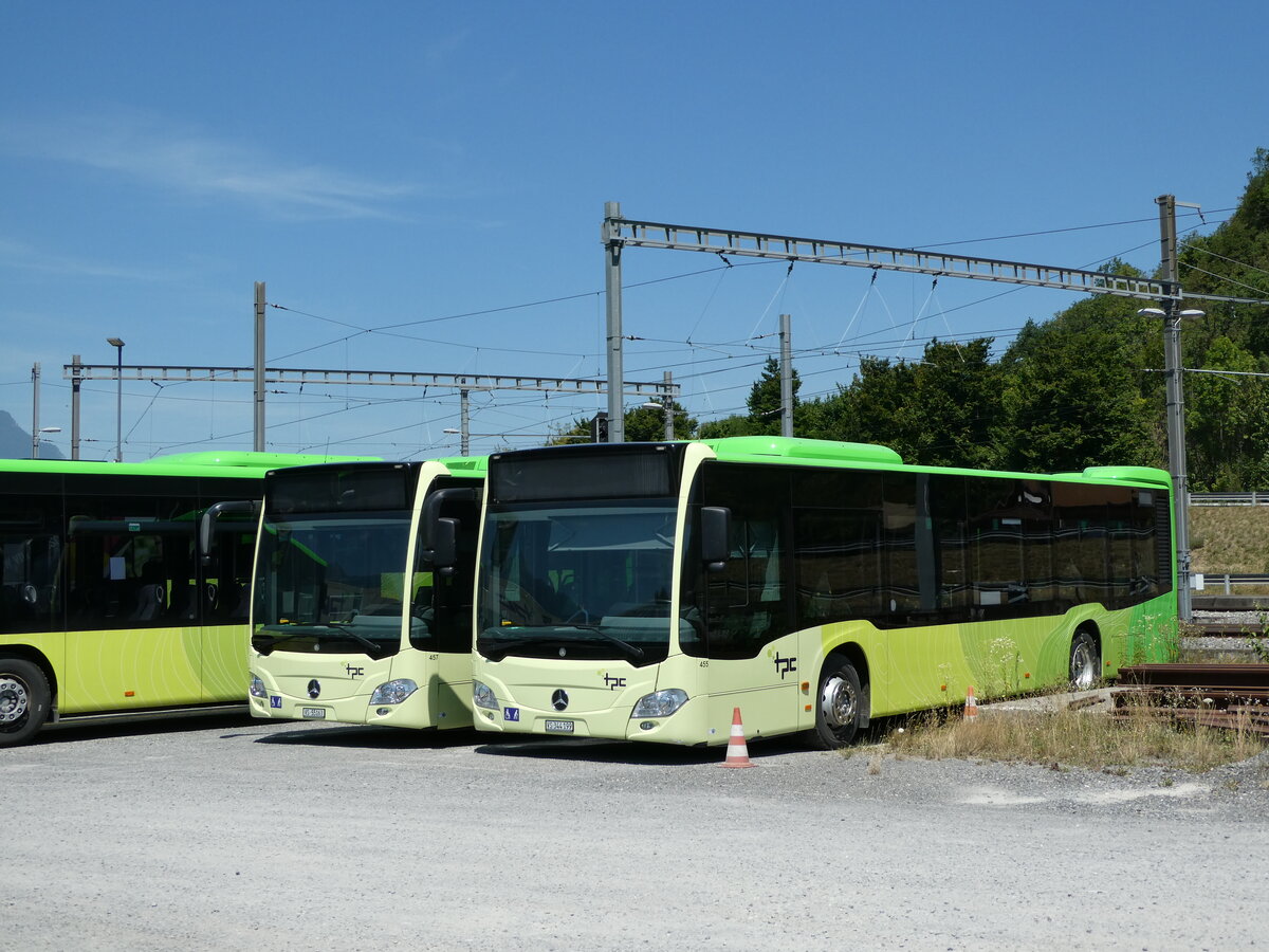 (238'118) - TPC Aigle - Nr. 455/VS 344'199 - Mercedes (ex Ledermair, A-Schwaz) am 16. Juli 2022 in Aigle, D�p�t