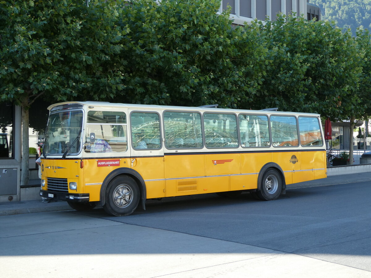 (238'213) - Wittwer, Chur - GR 16'004 - FBW/Gangloff (ex Eggenberger, M�riken; ex AVG Grindelwald Nr. 11; ex P 24'170) am 17. Juli 2022 beim Bahnhof Chur