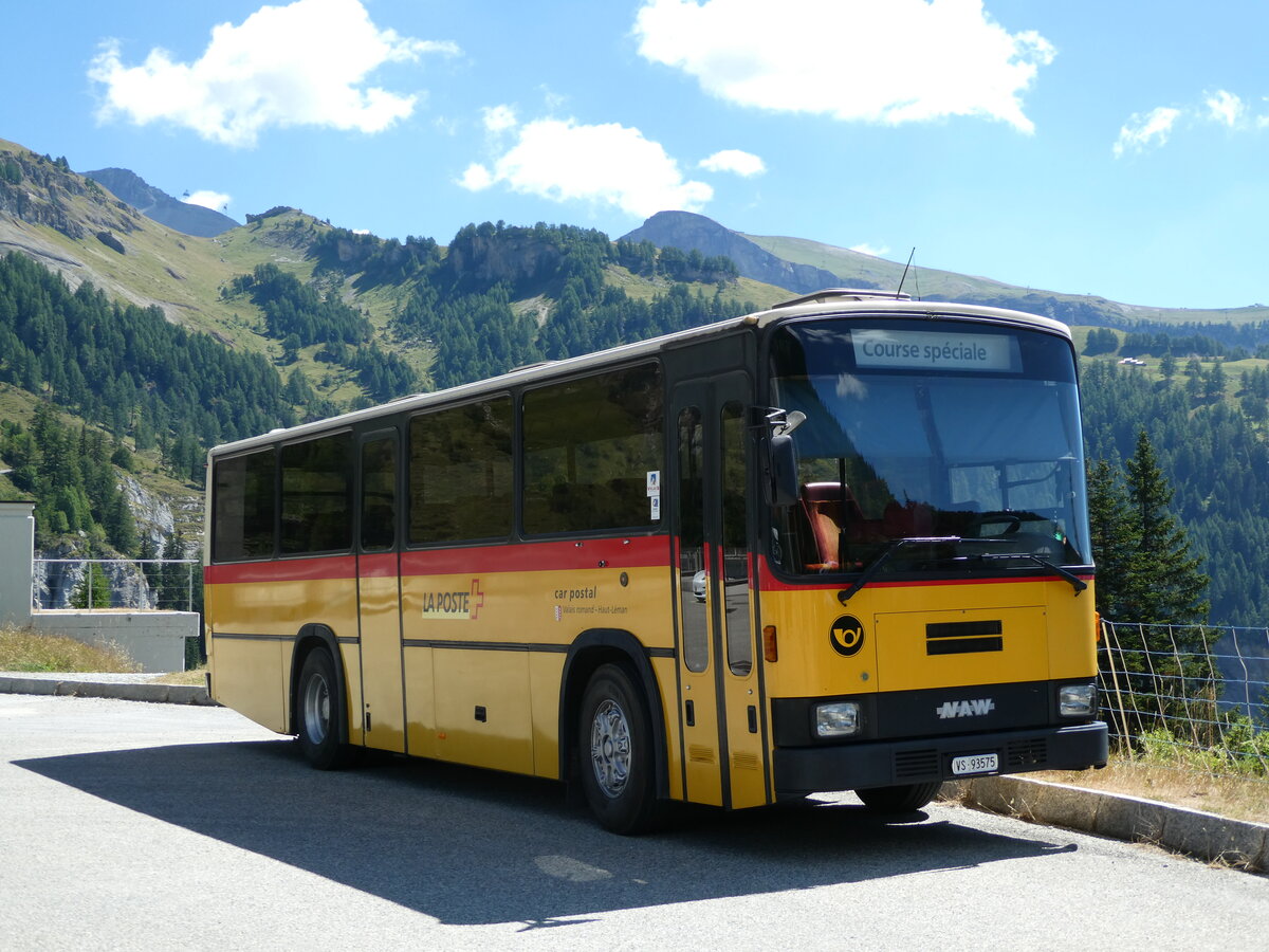 (238'686) - Oser, B�rchen - VS 93'575 - NAW/Lauber (ex Epiney, Ayer) am 31. Juli 2022 in Anz�re, Barrage de Tseuzier