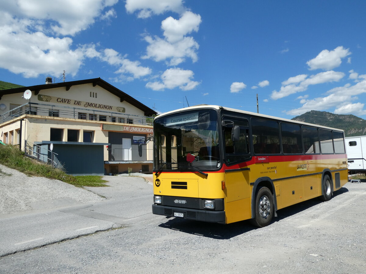 (238'707) - Oser, B�rchen - VS 93'575 - NAW/Lauber (ex Epiney, Ayer) am 31. Juli 2022 in Molignon, Route de Molignon
