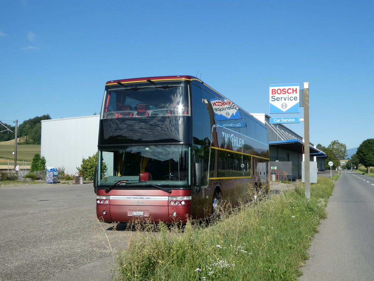 (238'732) - Zwahlen, Oberdiessbach - BE 346'410 - Van Hool am 1. August 2022 in Sch�pfen, Garage D'Aiuto