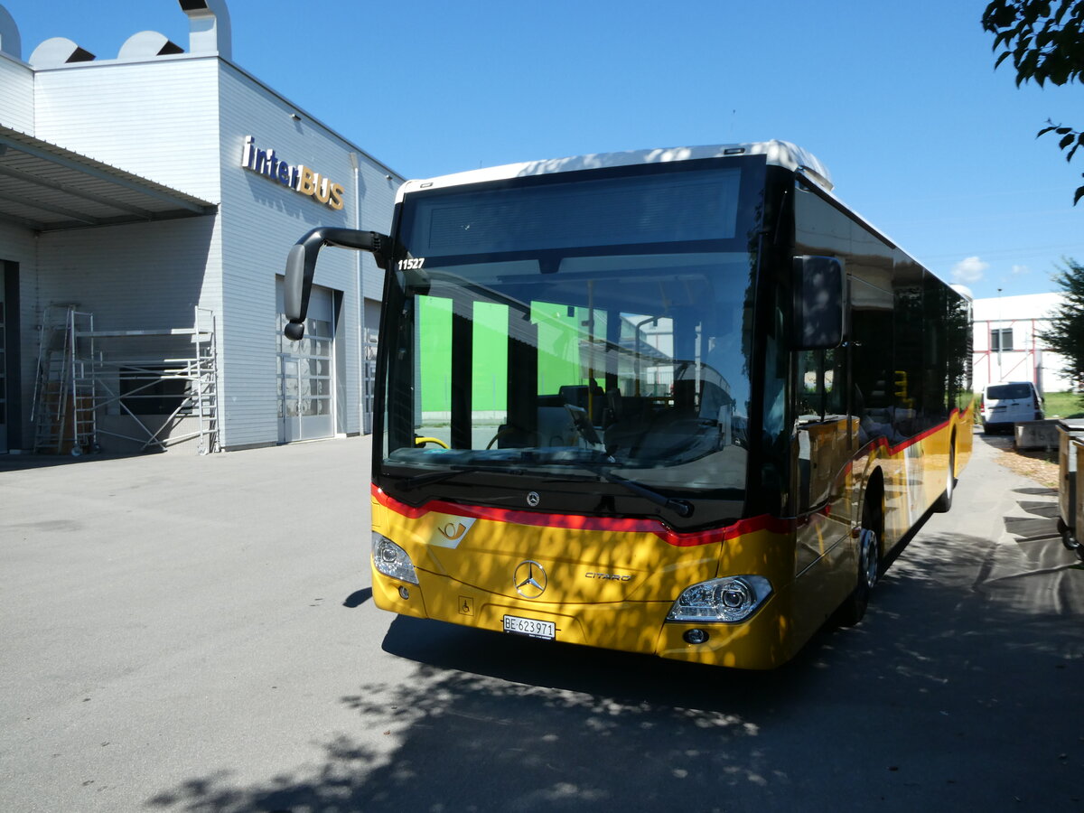 (238'755) - Fl�ck, Brienz - Nr. 7/BE 623'971 - Mercedes am 1. August 2022 in Kerzers, Interbus