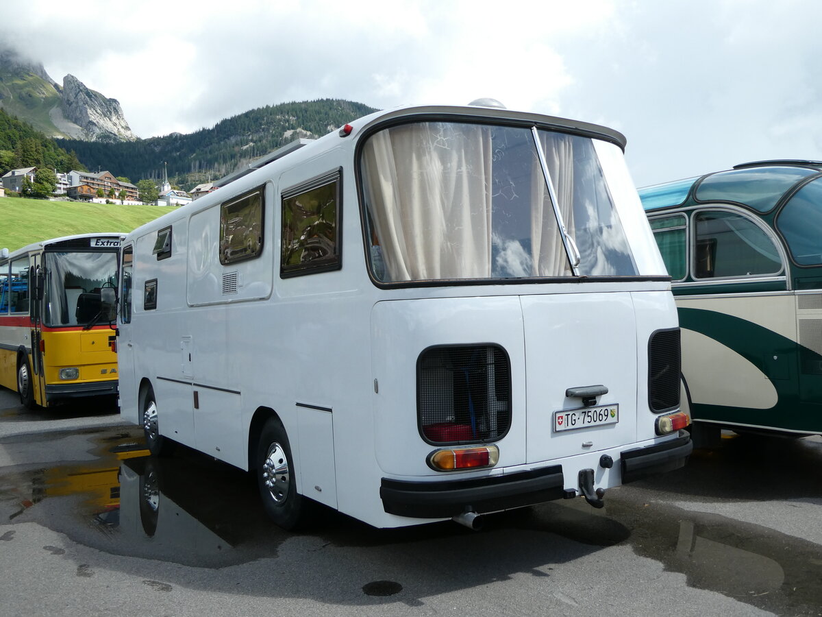 (239'205) - Rusu, Sch�nholzerswilen - TG 75'069 - Setra am 20. August 2022 in Wildhaus, Munzenriet