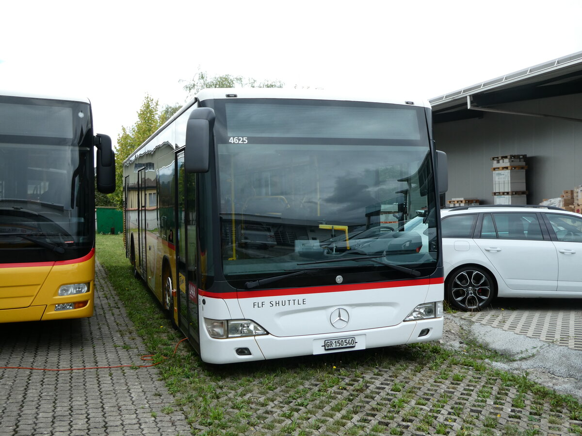 (239'277) - PostAuto Graub�nden - Nr. 3/GR 150'540 - Mercedes (ex PostAuto Nordschweiz) am 20. August 2022 in Uznach, Garage