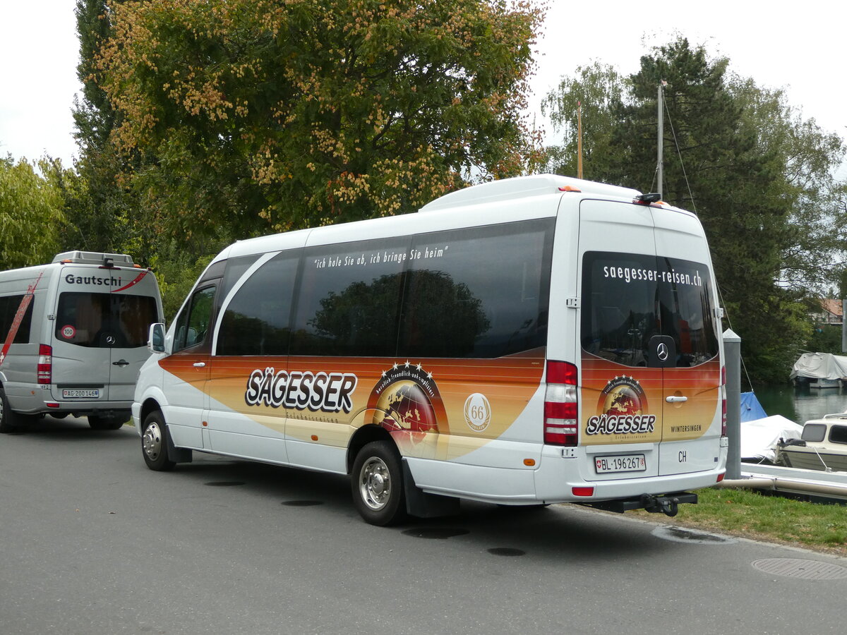 (239'478) - S�gesser, Wintersingen - BL 196'267 - Mercedes am 26. August 2022 in Thun, Strandbad