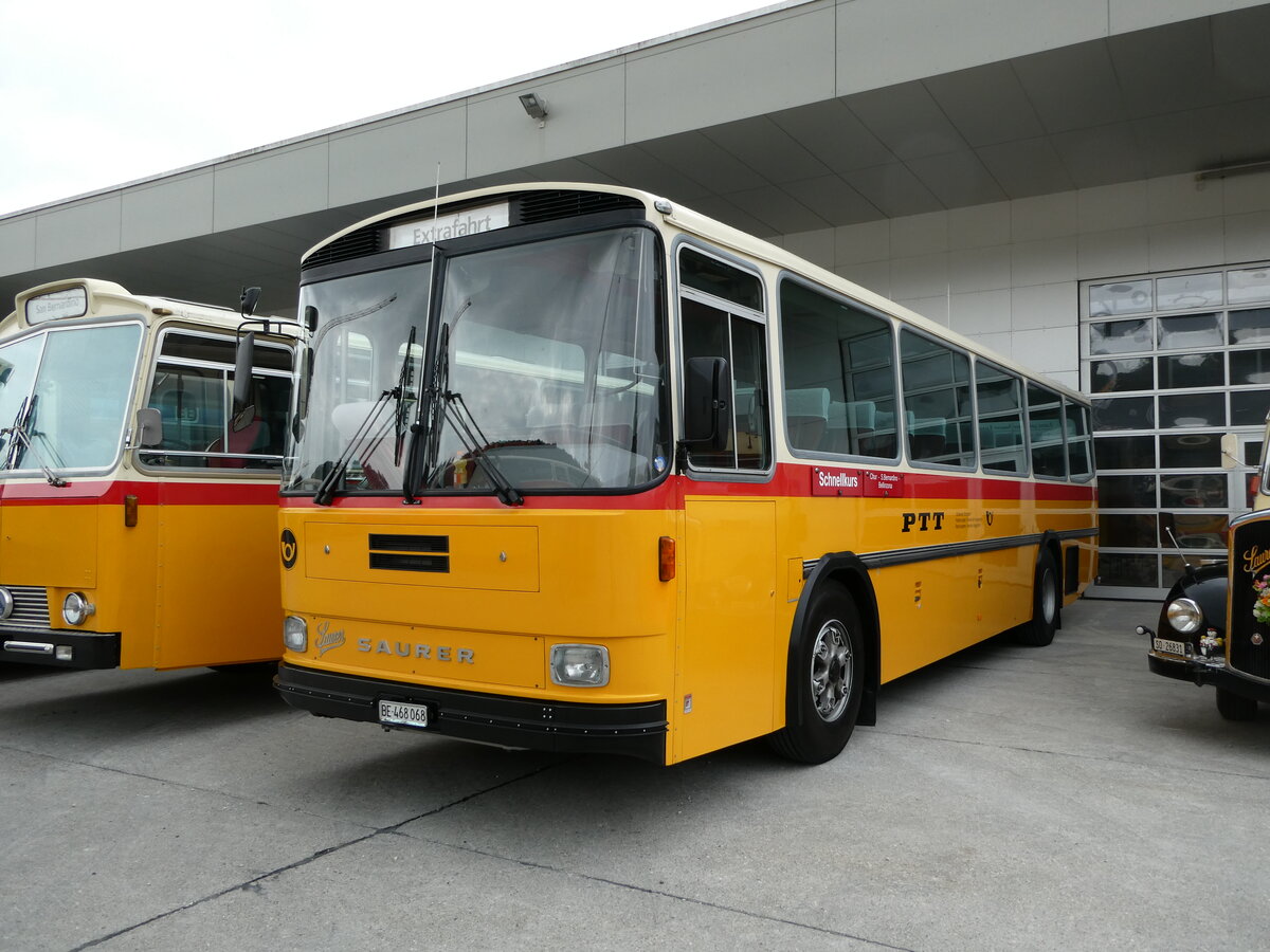 (239'573) - M�ller, Uttigen - BE 468'068 - Saurer/R&J (ex Stocker, Ottikon; ex Eberle, Wittenbach; ex P 25'350) am 27. August 2022 in Oberkirch, CAMPUS Sursee