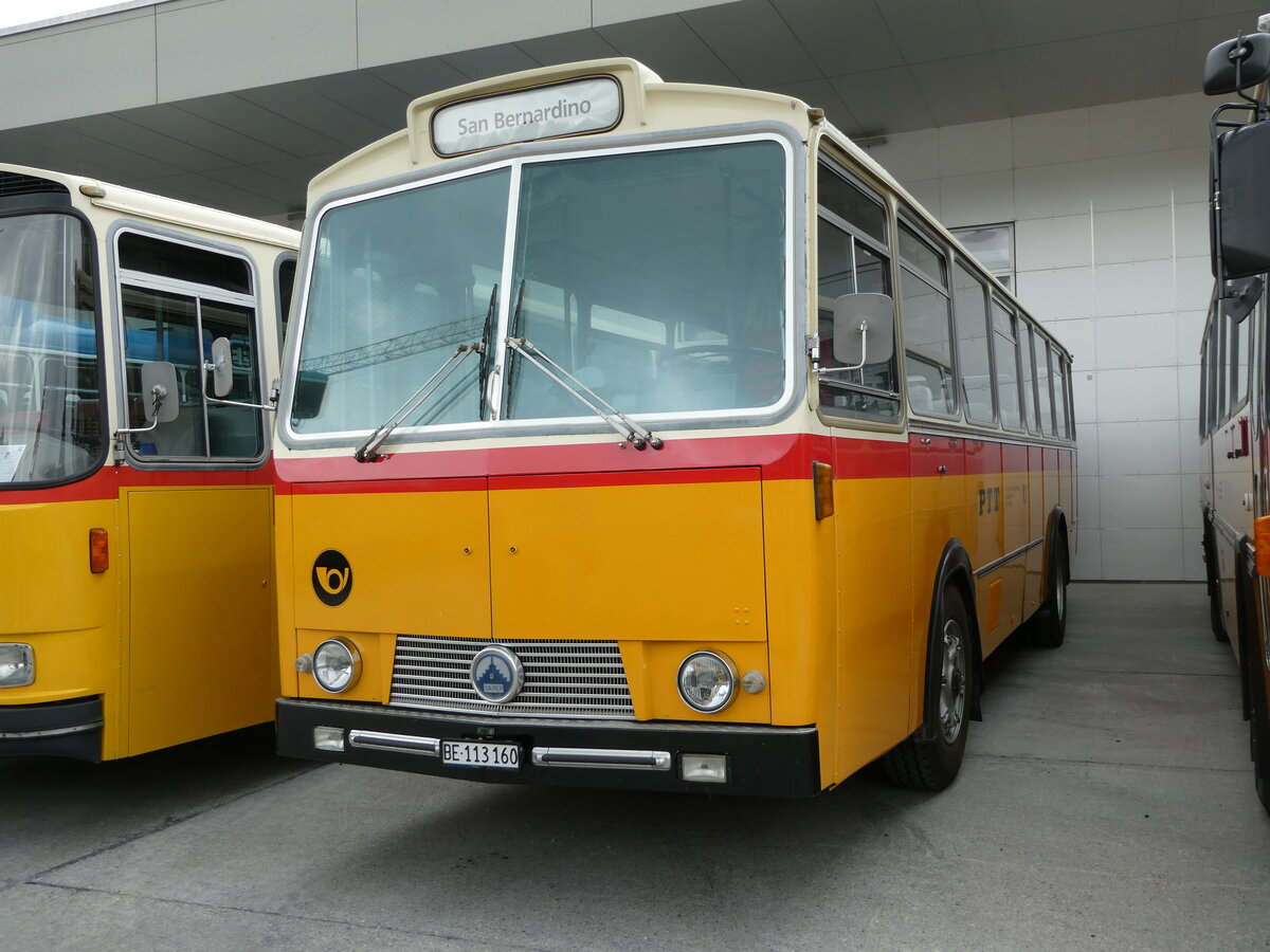 (239'575) - Gast, Reutigen - BE 113'160 - Saurer/T�scher (ex HPTrans, Thusis; ex Mauerhofer, Worb; ex Erni, Schupfart Nr. 3; ex P 24'636) am 27. August 2022 in Oberkirch, CAMPUS Sursee