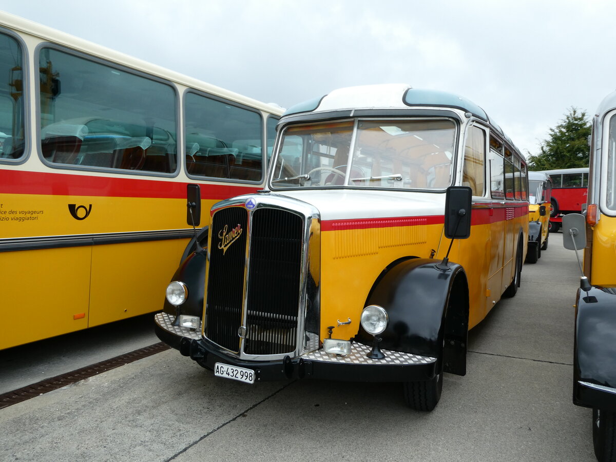 (239'609) - L�thi, Z�rich - AG 432'998 - Saurer/T�scher (ex Zazzi, Disentis) am 27. August 2022 in Oberkirch, CAMPUS Sursee