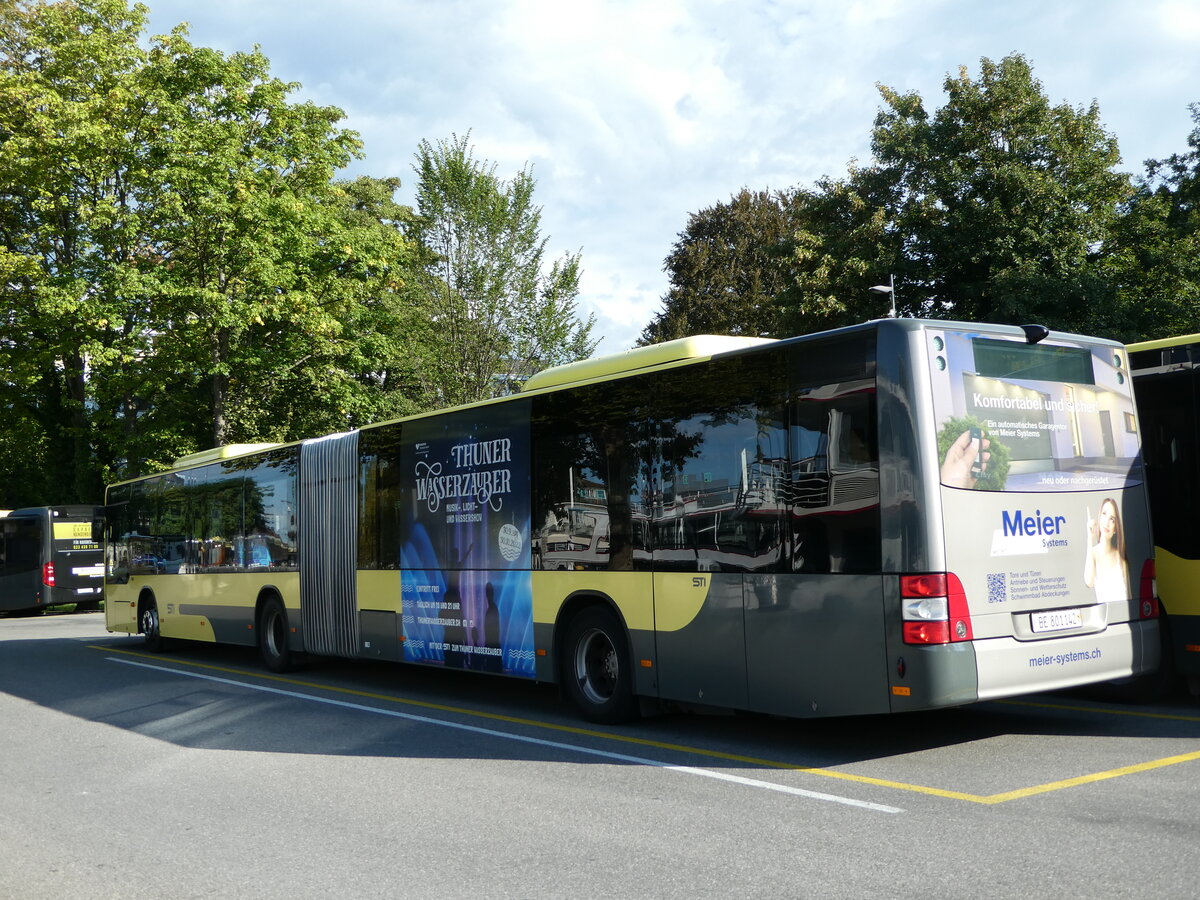 (239'949) - STI Thun - Nr. 142/BE 801'142 - MAN am 5. September 2022 bei der Schiffl�ndte Thun
