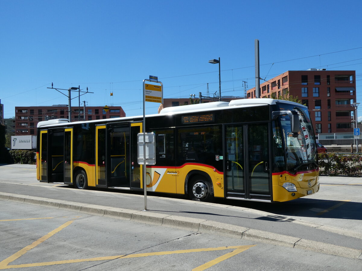 (240'014) - PostAuto Bern - Nr. 1/BE 414'001 - Mercedes am 11. September 2022 beim Bahnhof D�dingen