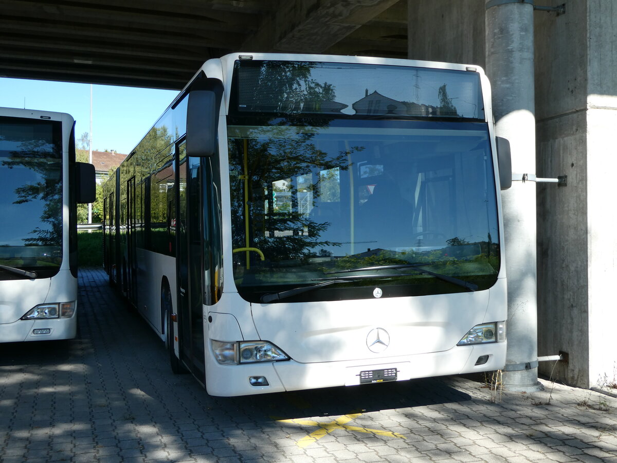 (240'034) - Interbus, Yverdon - Nr. 222 - Mercedes (ex VBL Luzern Nr. 161) am 11. September 2022 in Kerzers, Murtenstrasse
