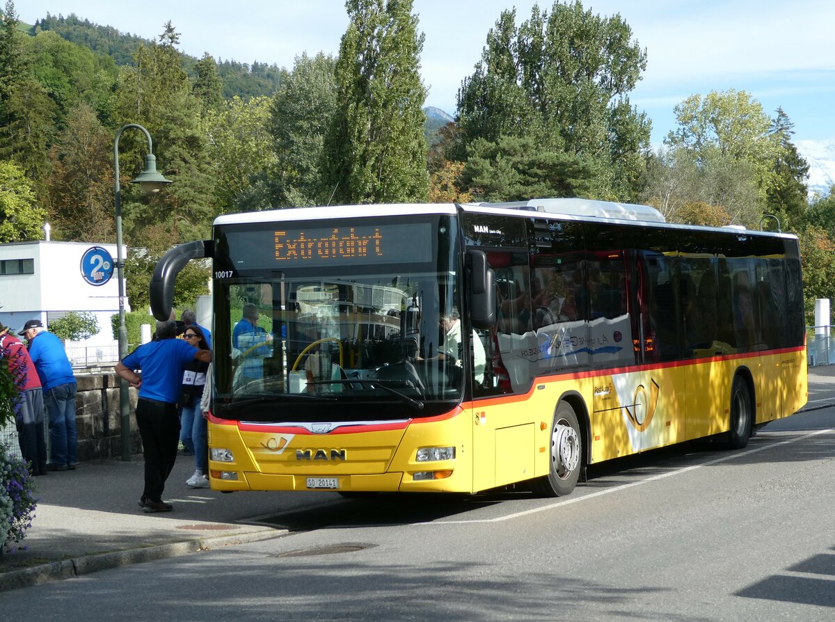 (240'127) - Steiner, Messen - SO 20'141 - MAN am 18. September 2022 bei der Schiffl�ndte Thun