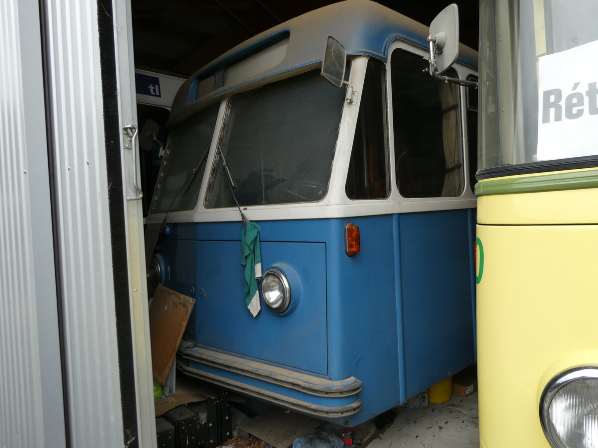 (240'170) - VBZ Z�rich (R�trobus) - Nr. 1 - FBW/SWS Trolleybus am 24. September 2022 in Moudon, R�trobus (Teilaufnahme)