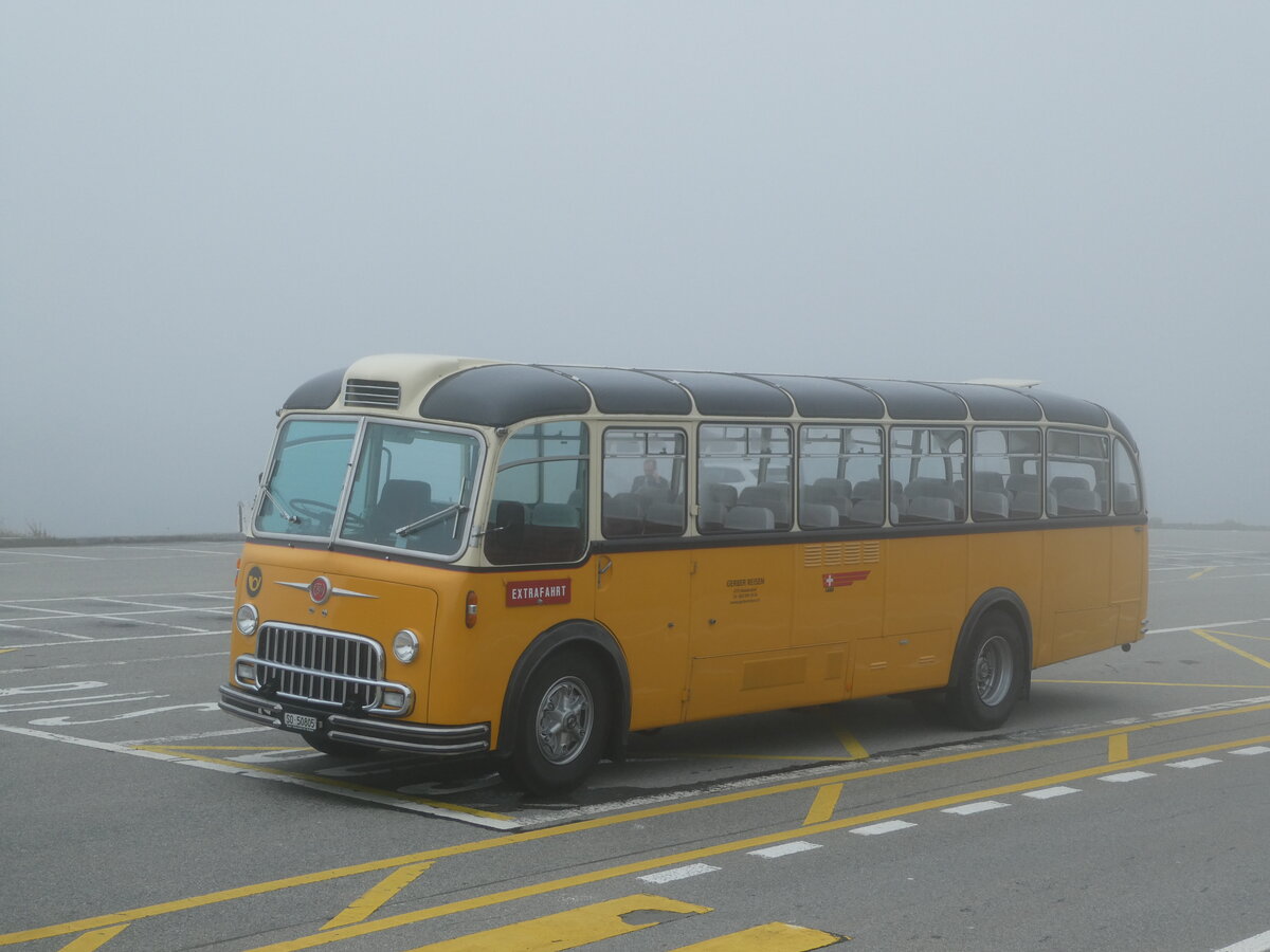 (240'278) - Gerber, Matzendorf - SO 50'805 - FBW/R&J (ex Kontiki, Wettingen; ex P 24'001; ex P 21'501) am 25. September 2022 in Grimsel, Passh�he