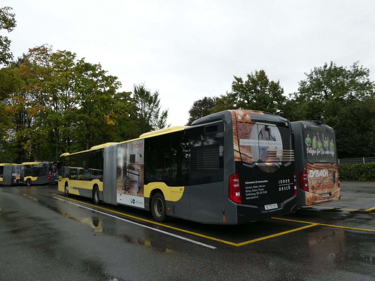 (240'332) - STI Thun - Nr. 165/BE 752'165 - Mercedes am 26. September 2022 bei der Schiffl�ndte Thun