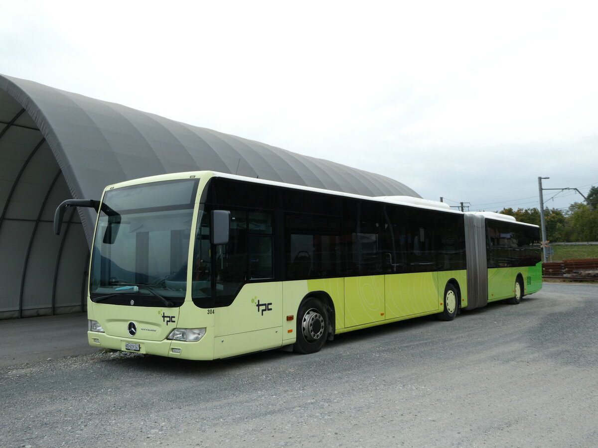 (240'662) - TPC Aigle - Nr. 304/VD 619'147 - Mercedes (ex H�rmann&S�hne, D-Hamburg) am 8. Oktober 2022 in Aigle, D�p�t