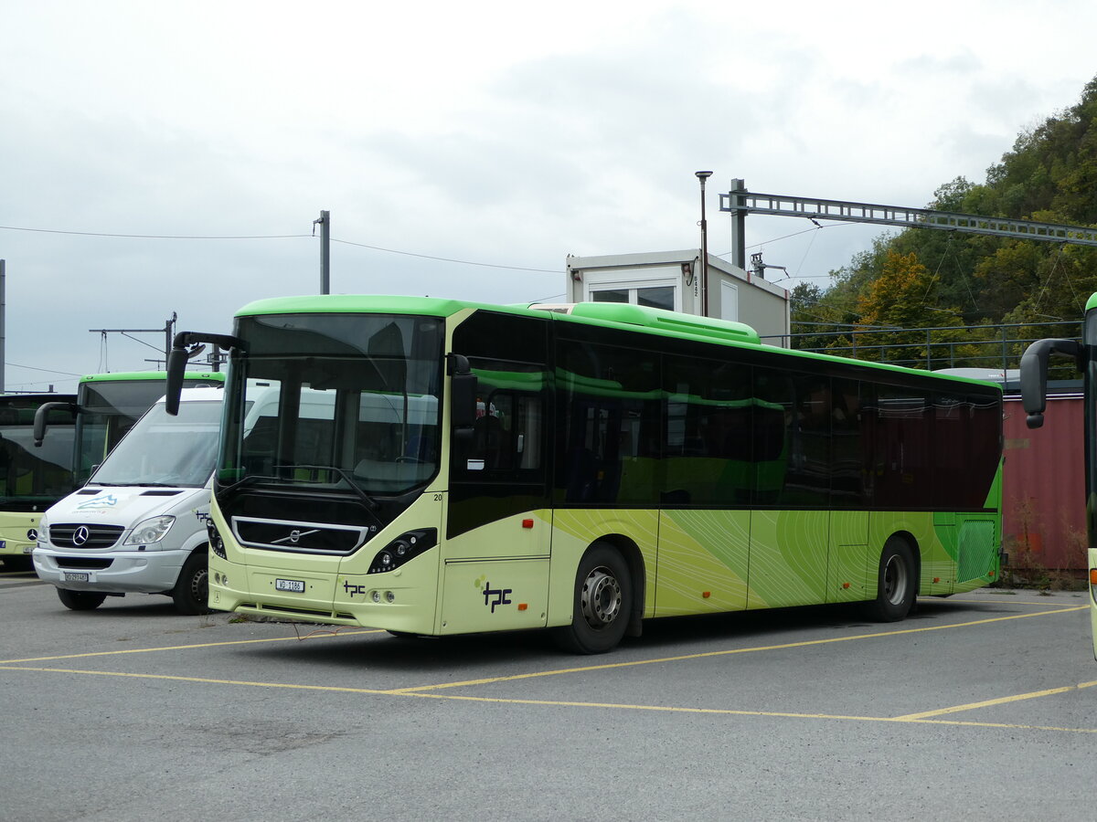 (240'668) - TPC Aigle - Nr. 20/VD 1186 - Volvo am 8. Oktober 2022 in Aigle, D�p�t