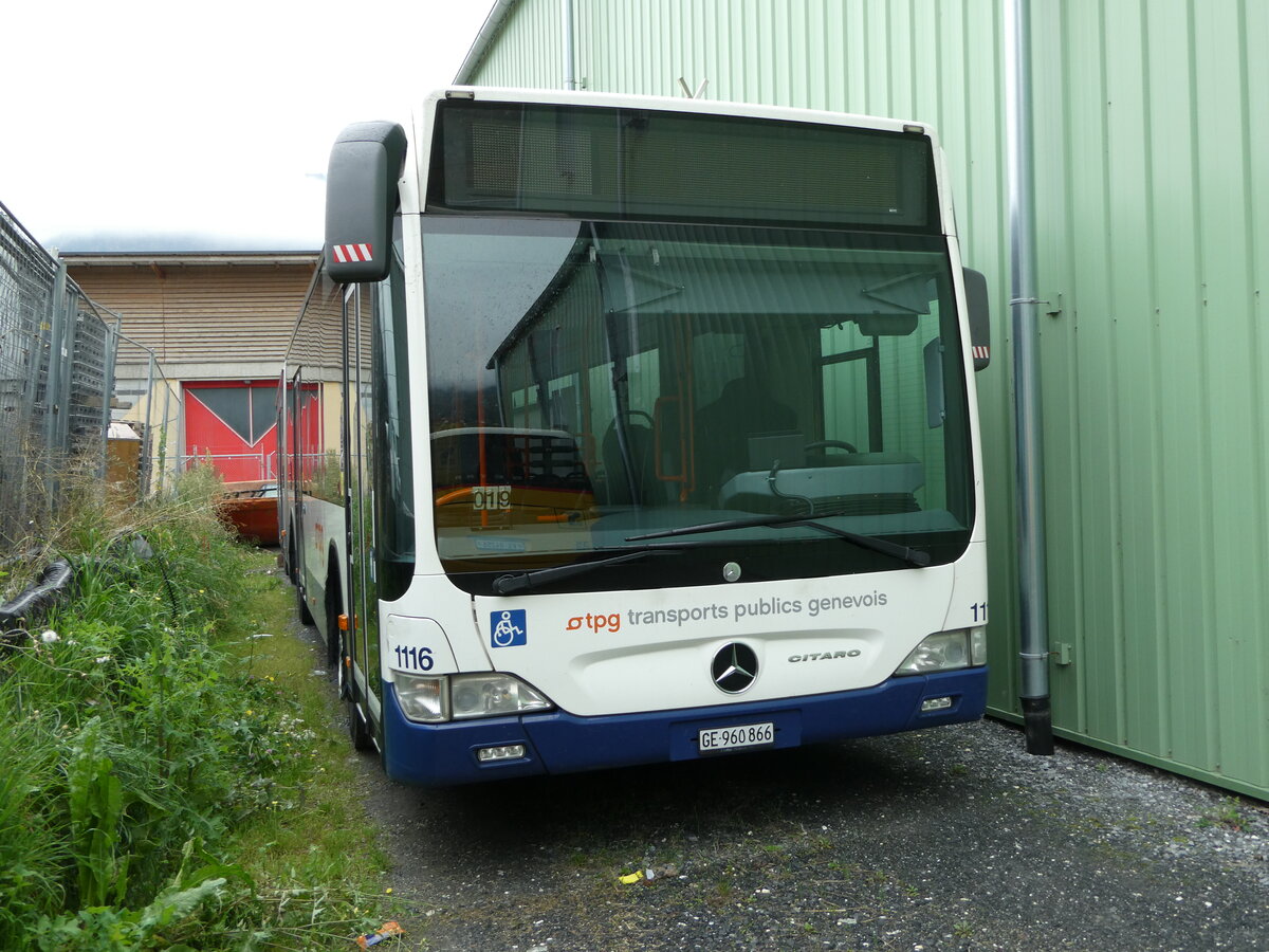 (240'715) - TPG Gen�ve - Nr. 1116/GE 960'866 - Mercedes am 8. Oktober 2022 in Leytron, Garage Buchard